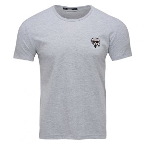 Karl Lagerfeld  t-shirt koszulka męska szara