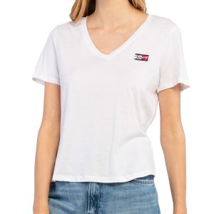 Tommy Hilfiger t-shirt koszulka damska bluzka biała