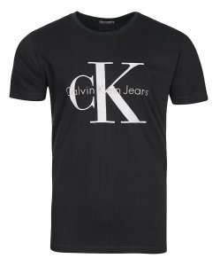 CALVIN KLEIN T-SHIRT KOSZULKA MĘSKA GRAFITOWY