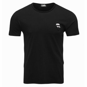 Karl Lagerfeld  t-shirt koszulka męska czarna