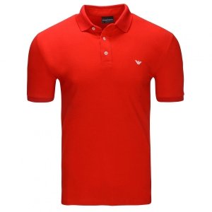 Emporio Armani koszulka polo polówka męska czerwona
