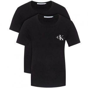 Calvin Klein t-shirt 2-pack koszulka damska czarna J20J214364-BAE
