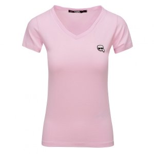 Karl Lagerfeld  t-shirt koszulka damska różowy