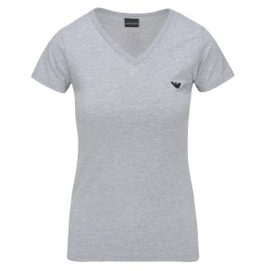 Emporio Armani  t-shirt koszulka damska szara