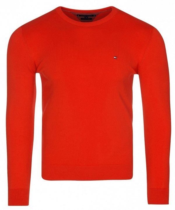 Tommy Hilfiger sweter męski czerwony c-nk