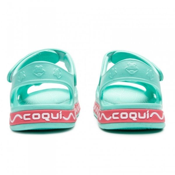 Coqui Little Frog buty dziecięce sandały Fobee 8852 Mint New Rouge