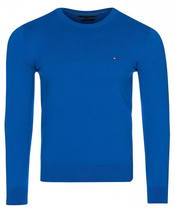 Tommy Hilfiger sweter męski niebieski c-nk