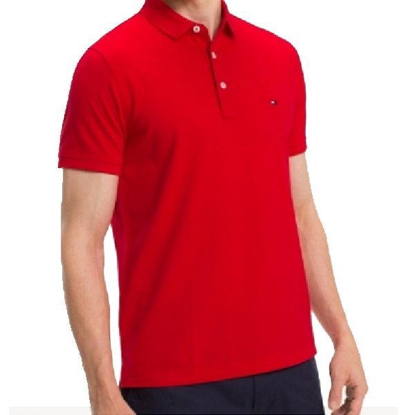 Koszulka Polo Tommy Hilfiger Męska Tommy Hilfiger koszulka polo polówka męska Slim Fit - WYPRZEDAŻ