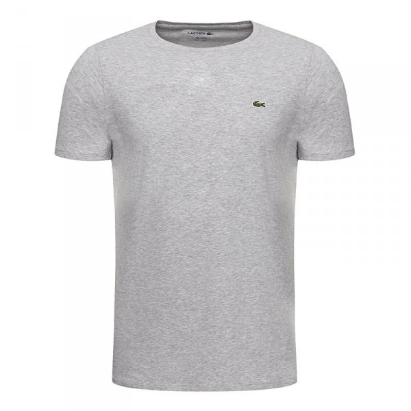 Lacoste t-shirt koszulka męska regular fit szary