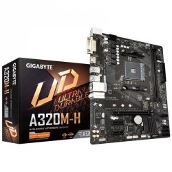 Płyta Gigabyte GA-A320M-H (rev. 2.0) /AMD A320/DDR4/SATA3/USB3.0/PCIe3.0/AM4/mATX