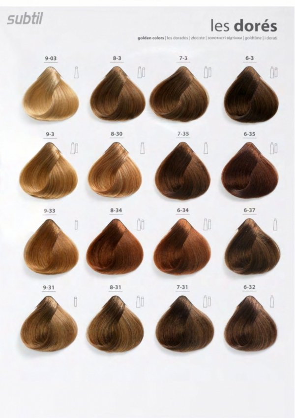 8/73 Crème - Blond Clair Marron Doré Profesjonalna Farba do włosów Subtil CREME  60 ml.