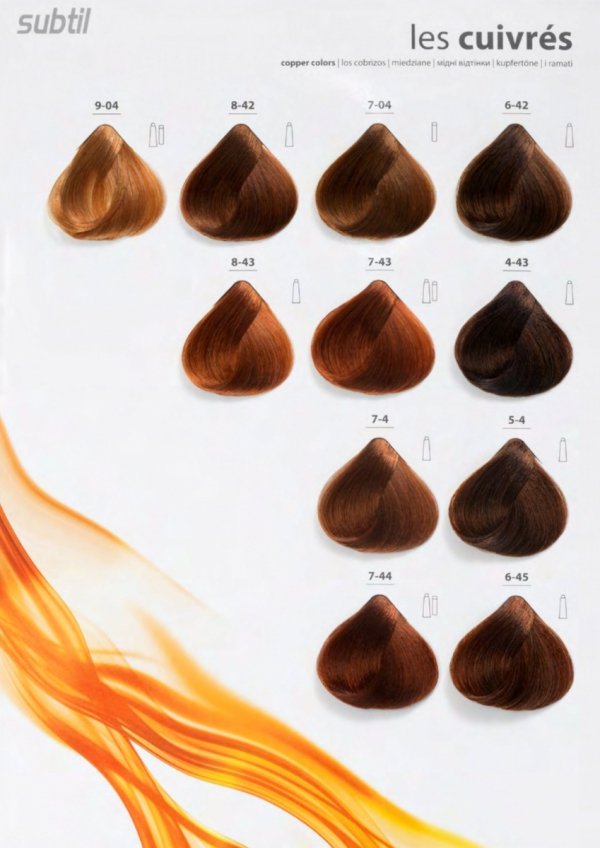 6/7 Crème - Blond Foncé Marron  Profesjonalna Farba do włosów Subtil CREME  60 ml.
