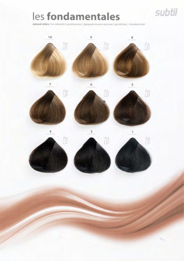 4/43 Crème - Chatain Cuivré doré Profesjonalna Farba do włosów Subtil CREME  60 ml.