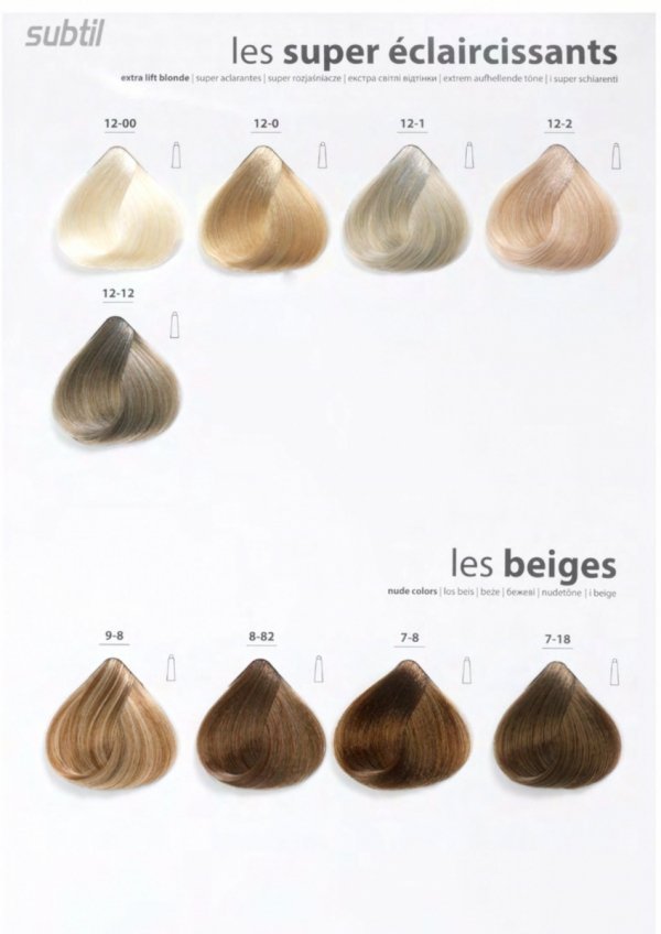 7/44 Crème - Blond Cuivré Profond  Profesjonalna Farba do włosów Subtil CREME  60 ml.