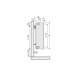 Purmo Plan Ventil Compact Flex FCVF33 900x1800