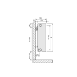 Purmo Plan Ventil Compact Flex FCVF33 300x400