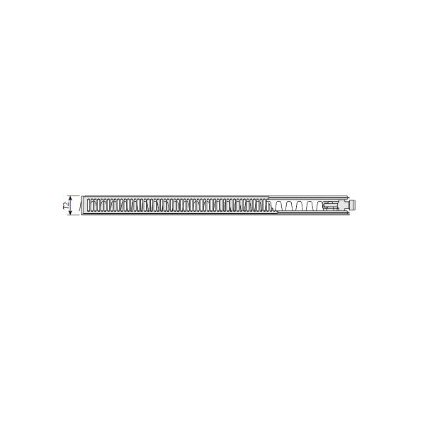 Purmo Plan Ventil Compact Flex FCVF21s 300x1600