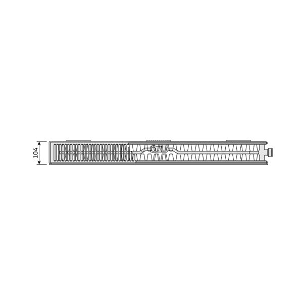 Purmo Ramo Ventil Compact Flex RCVF22 500x2000