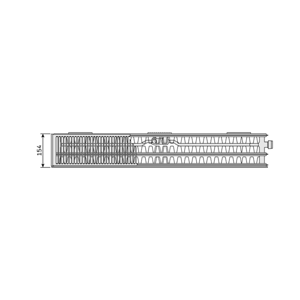 Purmo Plan Ventil Compact Flex FCVF33 900x1200