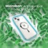 Speck Gemshell Grip + MagSafe - Etui do iPhone 15 Plus / iPhone 14 Plus (Clear / Chrome Finish)