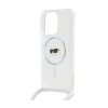 Karl Lagerfeld Crossbody IML Karl Head MagSafe - Etui iPhone 15 Pro Max (przezroczysty)