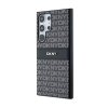 DKNY Leather Mono Stripe & Metal Logo - Etui Samsung Galaxy S24 Ultra (czarny)
