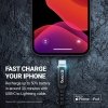 Crong Armor Link - Kabel USB-C Lightning Fast Charging MFi 150cm (czarny)