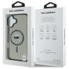 Karl Lagerfeld IML Metal Karl Head MagSafe - Etui iPhone 16 Plus (czarny)
