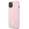 Guess Silicone Triangle Logo - Etui iPhone 13 mini (liliowy)