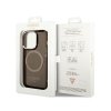 Guess Gold Outline Translucent MagSafe - Etui iPhone 14 Pro (czarny)