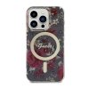 Guess Flower MagSafe - Etui iPhone 14 Pro (Zielony)