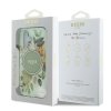 Guess IML Flower & Tonal Circle MagSafe - Etui iPhone 16 Plus (zielony)