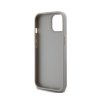 DKNY Leather Mono Stripe & Metal Logo - Etui iPhone 15 Plus / 14 Plus (beżowy)