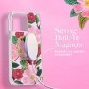 Rifle Paper Clear MagSafe - Etui iPhone 14 Plus zdobione złotem (Rose Garden)