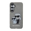 Karl Lagerfeld IML Glitter Karl & Choupette - Etui Samsung Galaxy S24+ (czarny)