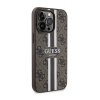 Guess 4G Printed Stripes MagSafe - Etui iPhone 13 Pro Max (Brązowy)