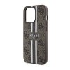 Guess 4G Printed Stripes MagSafe - Etui iPhone 13 Pro Max (Brązowy)