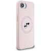 Karl Lagerfeld Silicone Karl & Choupette Heads MagSafe - Etui do iPhone 16e (różowy)