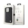 BMW Leather Quilted - Etui iPhone 15 Pro Max (czarny)