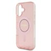 Guess IML Rhinestones MagSafe - Etui iPhone 16 (różowy)