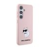 Karl Lagerfeld Silicone Choupette - Etui Samsung Galaxy S24+ (różowy)
