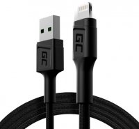 Green Cell Kabel GC Ray USB - Lightning 120 cm, podświetlenie LED 