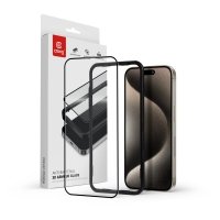 CRONG Szkło hartowane 9H na cały ekran iPhone 15 Pro Max 