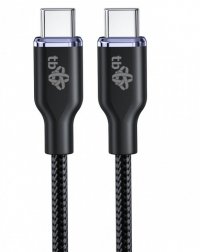 TB Kabel USB C - USB C 60W Glamour 1.5m czarny 