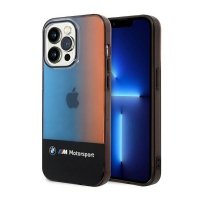 BMW Half Tricolor - Etui iPhone 14 Pro Max (czarny) 