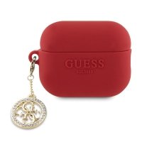 Guess 3D Rubber 4G Diamond Charm - Etui AirPods Pro 2 (Czerwony) 