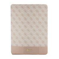 Guess 4G Stripe Allover - Etui iPad Pro 12.9 (2022-2020) (Różowy) 