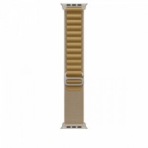 Apple Opaska Alpine w kolorze beżu do koperty 49 mm - rozmiar L - elementy z tytanu w kolorze naturalnym