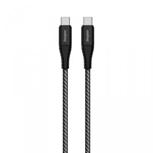 Energizer Ultimate - Kabel połączeniowy USB-C do USB-C 100W 2m (Czarny)