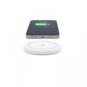 PURO Wireless Charging Station QI - Bezprzewodowa ładowarka indukcyjna Qi (biały)